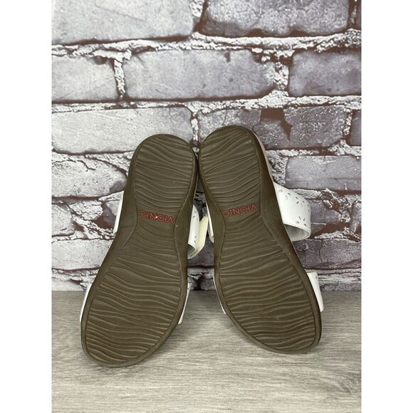 Vionic Randi White Leather Strappy Casual Orthopedic Sandals Women 6.5M US/37EU - Picture 6 of 16